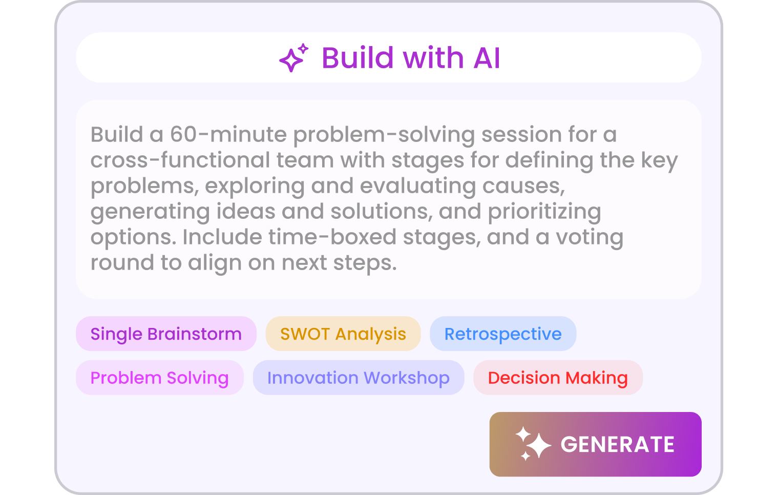 SessionFlows | AI for collaborative sessions & workshops